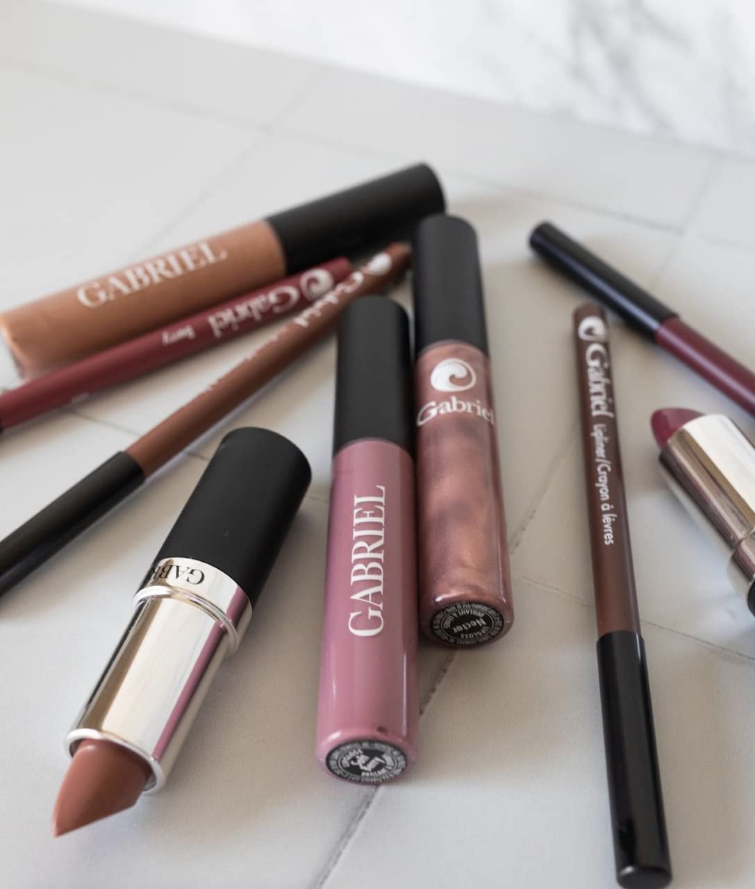 Gabriel Cosmetics Lip Gloss, Natural Lipgloss, Paraben Free, Vegan, Gluten-free,Cruelty-free, Non GMO, High performance and long lasting, Infused
