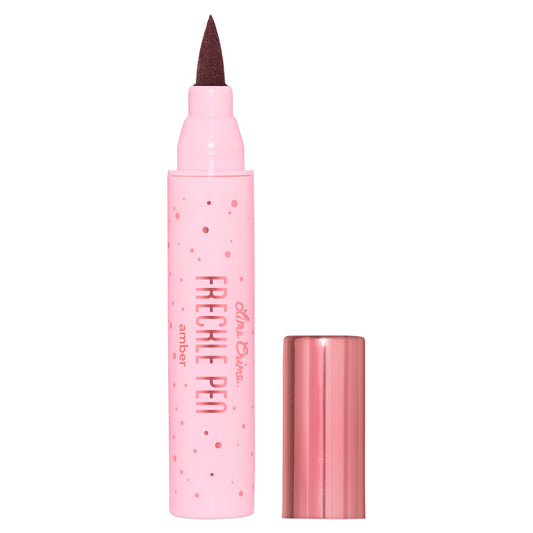 Lime Crime Freckle Pen, Amber (Freckle Brown) - Lightweight Buildable Makeup with Felt Tip Applicator for Natural Look - Long-Lasting