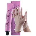 IgoraFashion Lights L-77 Copper Extra Permanent Hair Color 2 Fl Oz with Clear Powdered Medium Vinyl Gloves (Bundle)