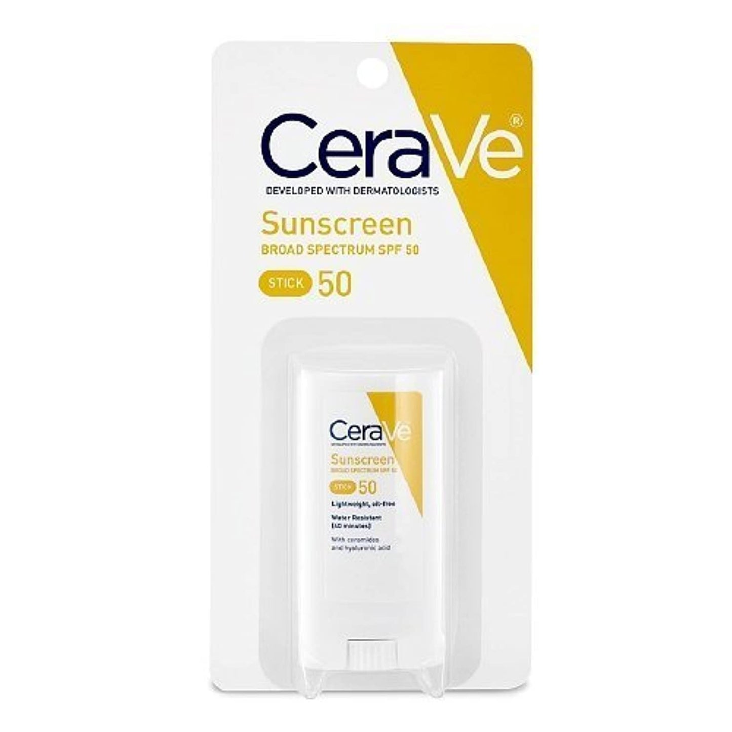CeraVe Suncare Sunscreen Stick SPF50 0.45 oz (Pack of 4)