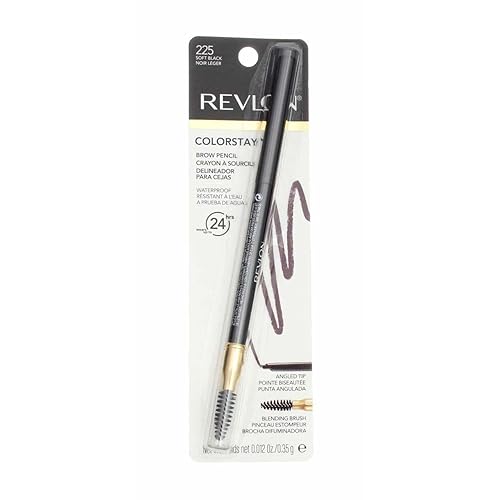 Revlon ColorStay Brow Pencil, Soft Black, 0.012 Ounce