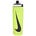 Nike Refuel Bottle 24 oz Sports Bottle BPA Free Airtight (VOLT/BLACK/BLACK)