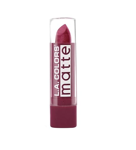 L.A. COLORS Matte Lip Color, Purple Passion CML550