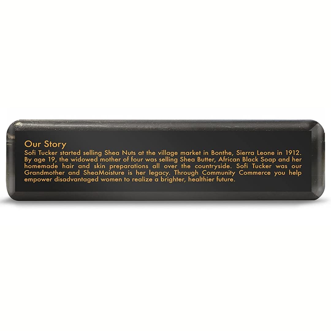 Shea Moisture African Black Soap with Shea Butter, Skin Care, Acne Prone Skin, African Black Soap Face Wash, Soap, Authentic African Black Soap Bar