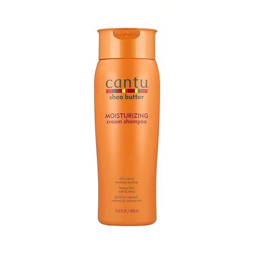 Cantu Moisturizing Cream Shampoo with Shea Butter, 13.5 fl oz