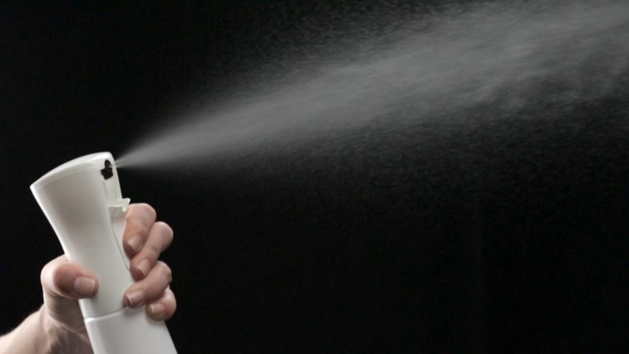 MJDFS Stylist Airless Aerosol Refillable water sprayer 6oz Pretty Princess white