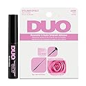 DUO Eyelash Glue - Rosewater & Biotin Strip Lash Adhesive with Eyeliner Effect, Dark Tone, 0.18 oz