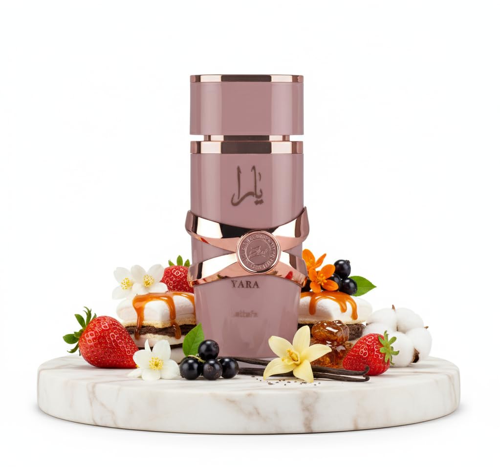 Lattafa Yara Elixir - Fruity, Sweet, Gourmand, Amber - Eau de Parfum Spray Long-Lasting Fragrance for Women, 3.4 Ounce / 100 ml Beauty and Personal Care Lattafa
