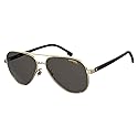 Carrera Men's Casual Pilot Sunglasses, Black Gold, 58mm