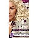 Schwarzkopf Keratin Blonde Hair Dye, 001 High Lift Platinum Blonde, Professional Quality Permanent Hair Color, Bond Enforcing System, Pre-Color Serum