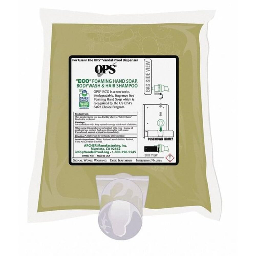 OPS 1000 mL Citrus Foam Eco Green Hand Soap