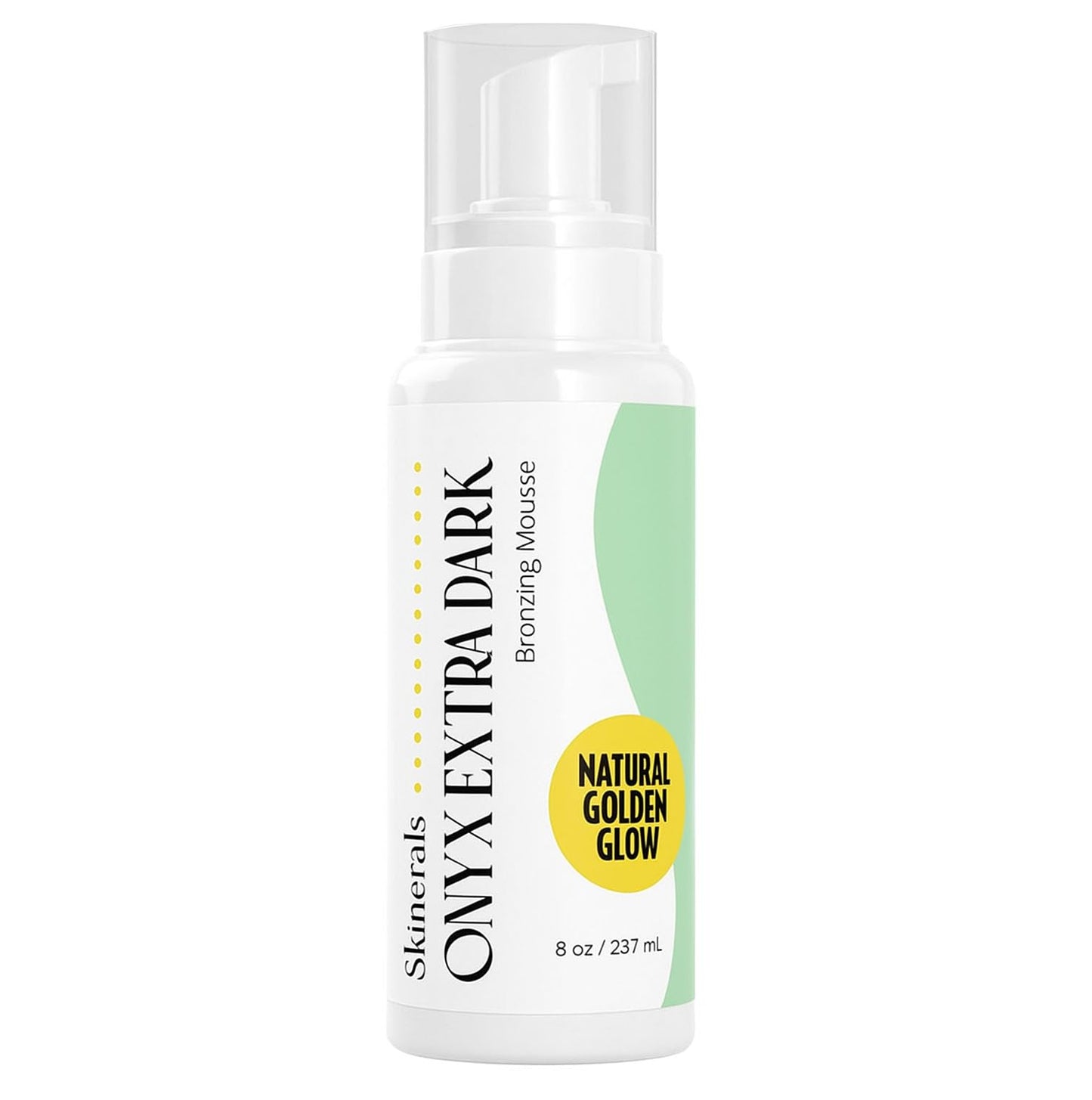 Skinerals Extra Dark Self Tanner Mousse, Organic Sunless Tanning Foam for Face & Body, Ultra Dark, Streak-Free, Quick-Drying, Long-Lasting Natural