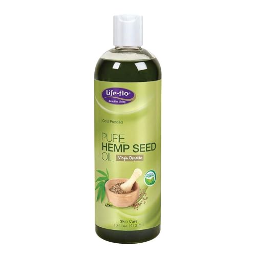 LIFE-FLO Carrier Oil 16oz (Pure Hempseed Oil)
