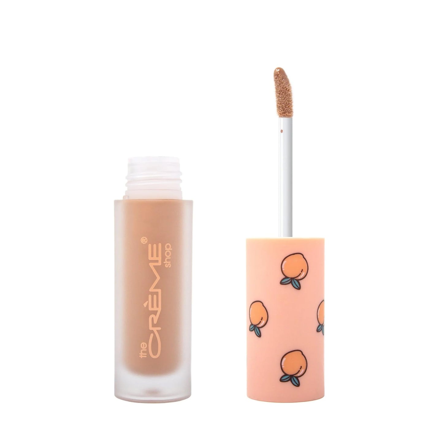 The Crème Shop Moisturizing Lip Gloss with Jojoba Oil, Coconut Oil & Vitamin C - Peach Cobbler