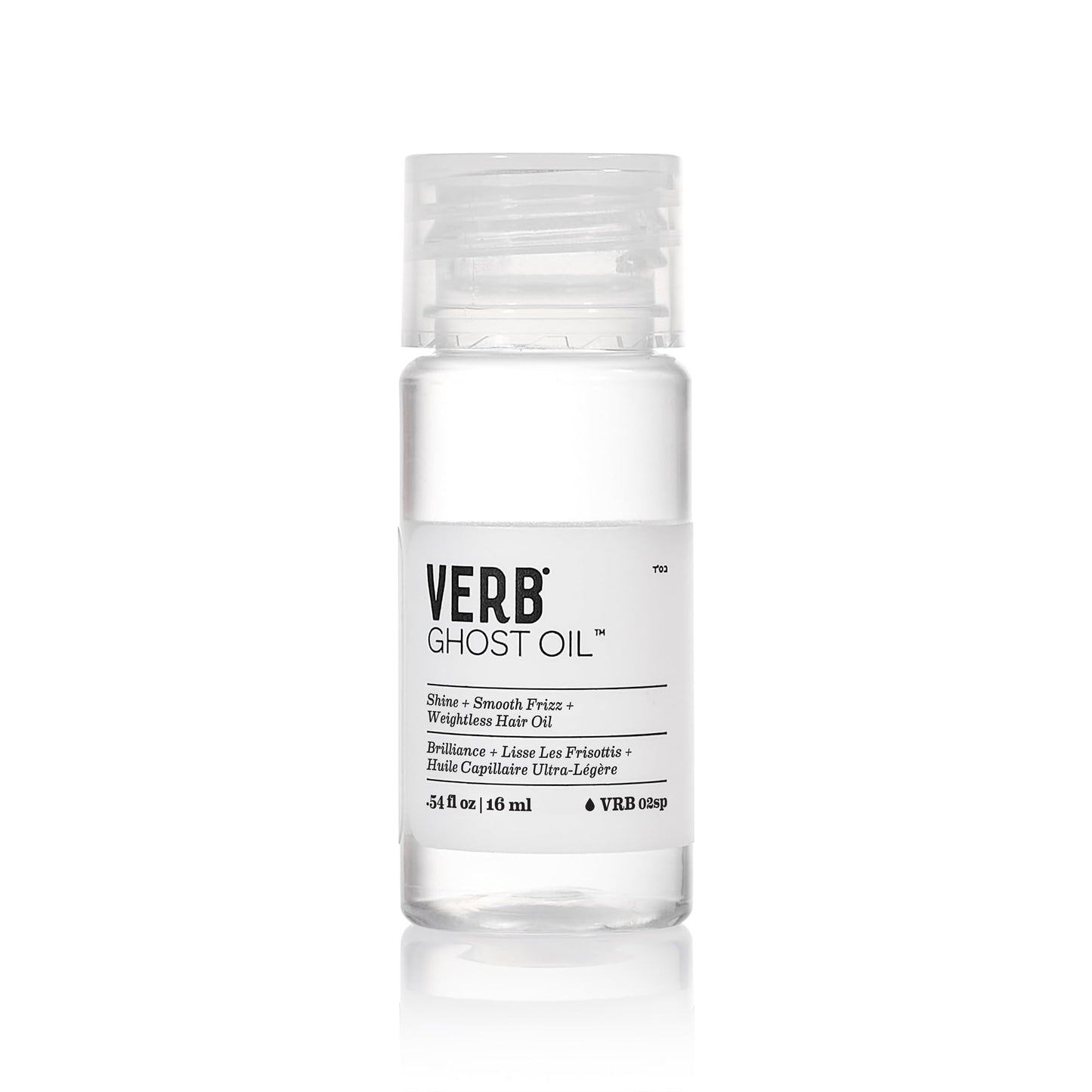 VERB Ghost Oil, 0.54 fl oz - Vegan Weightless Hair Oil- Nourishes and Promotes Shiny Hair - No Parabens or Harmful Sulfates