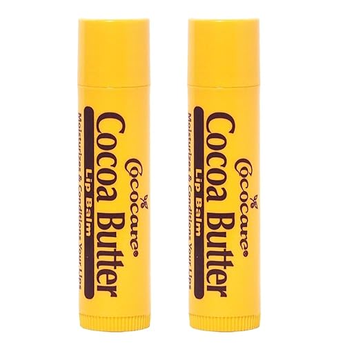 Cococare Cocoa Butter Lip Balm - The Little Yellow Stick Enriched with Natural Cocoa Butter - Conditions & Protects Lips with Hydrating Formula
