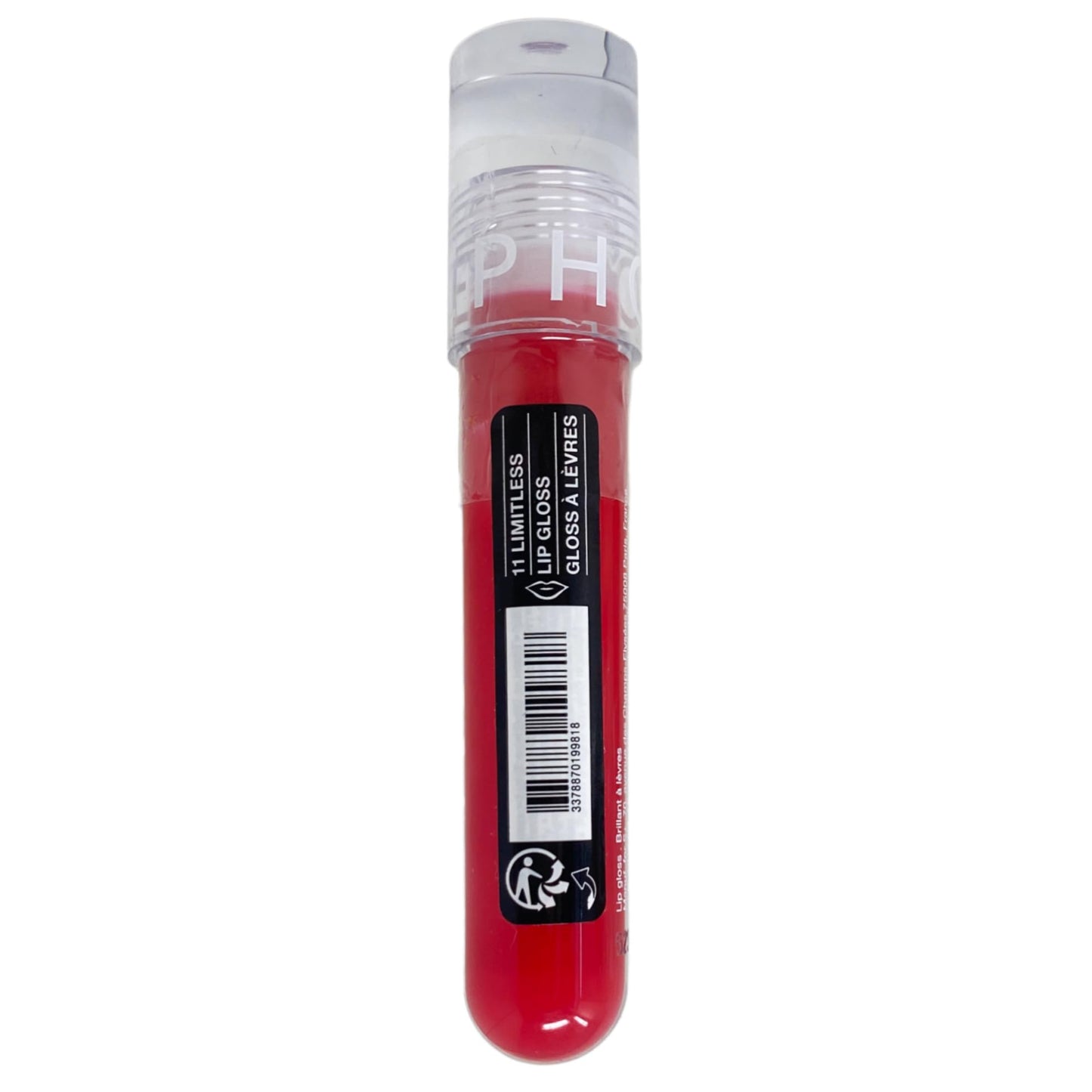 SEPHORA Collection Glossed Moisturizing Lip Gloss - 11 Limitless (sheer vibrant red), 5 mL / 0.16 fl oz