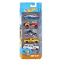 Hot Wheels Die-Cast Vehicle 5 Pack - Surf's Up ~ Includes: Mad Splash, CJ-7, Custom VW Beetle, VW Caddy, '64 Chev Nova Station Wagon