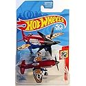 Hot Wheels 2018 50th Anniversary HW Daredevils Mad Propz (Airplane), Red and Blue