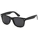 Retro Optix Sunglasses Classic 80’s Vintage Style Design (Black Gloss, Polarized)