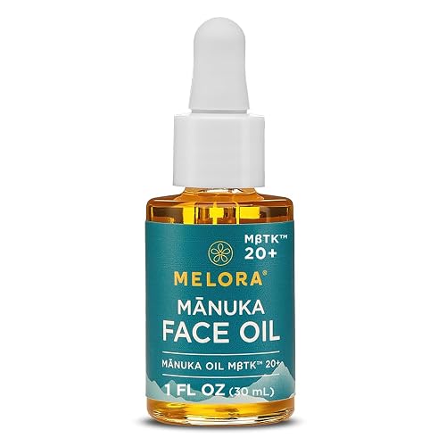 MELORA Manuka Face Oil (1 Oz) - Manuka Skin Care Facial Oil Serum for Dry or Sensitive Skin - Anti-Aging Oil for Face for Women & Men