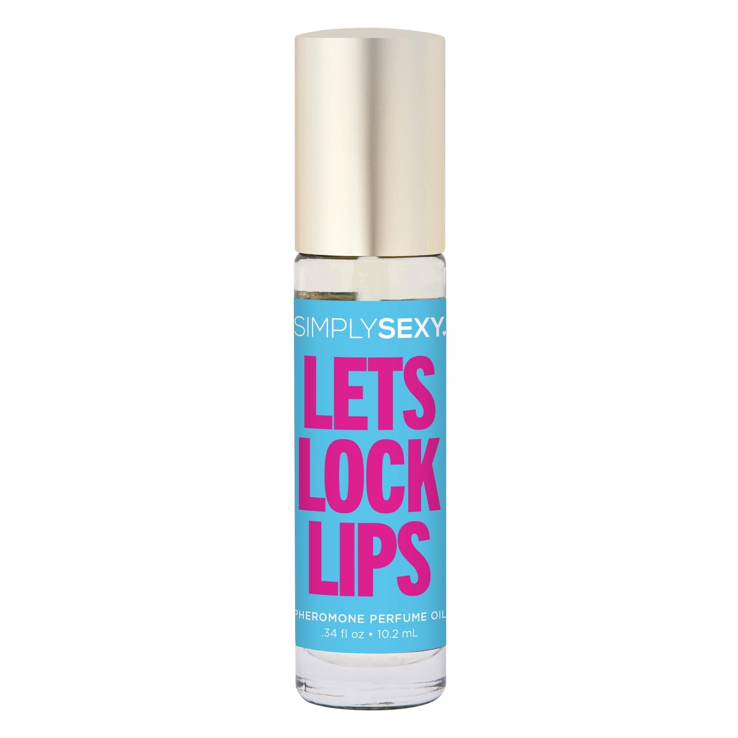 SIMPLY SEXY Affirmations Let's Lock Lips Pheromone Perfume Oil - Soft Floral Scent with Notes of Natural Bergamot, Lemon, Cardamon, Mimosa and Violet