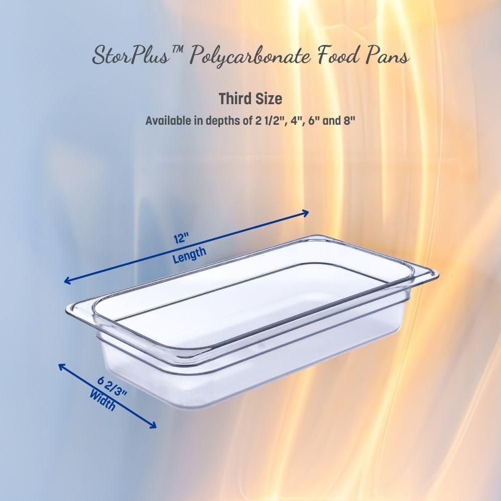 Carlisle FoodService Products Storplus Food Storage Container Food Pan, Chafing Pan with Spoonable Corners for Catering, Buffets, Restaurants…