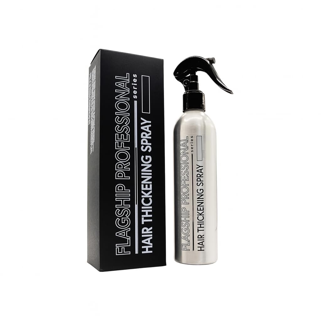 FLAGSHIP Professional Series Hair Thickening Spray | Volumizing & DHT-Blocking Formula for Fuller, Thicker Hair | Lightweight, Non-Sticky Spray