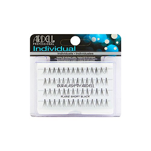 Ardell Duralash Flares, Short Black, 1 Pair (Pack of 2)