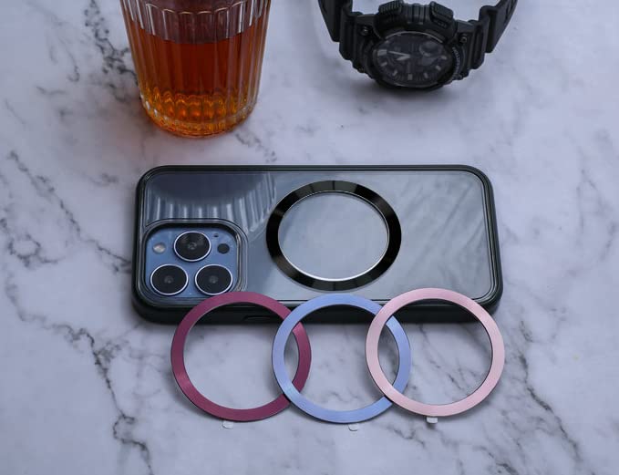 Metal Plate for Phone Magnet Cradle Wireless Charger Magnetic Replacement with Adhesive Car Phone Charging Bracket Disc Round Phone Magnet Sticker…