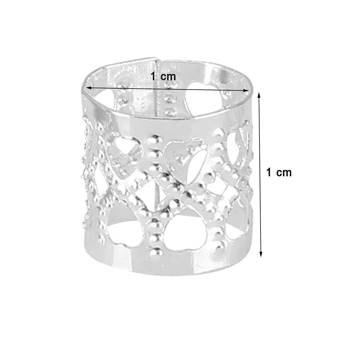 Tbestmax 200 pcs Dreadlocks Beads Hair Braid Rings Clips Dread Locks Hair Braiding Metal Cuffs Decoration/Accessories Jewelry, Silver and Gold