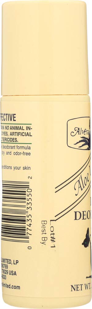 Alvera Deodorant Aloe Unscented 3.0 OZ (Pack of 12) Beauty and Personal Care Alvera