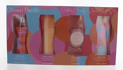 Ocean Pacific Cotton Candy Skies, 4 Piece Gift Set