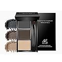 Eyebrow powder three-color brow disc waterproof eyebrow powder eyebrow makeup kit eyebrow filler to shape natural eyebrows (03# Skin color, brown