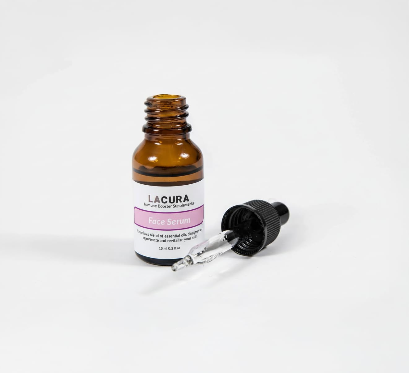 Lacura Therapeutic Face Oil with Vitamin E & Organic Jojoba - Natural Anti-Aging Facial Serum with Essential Oils for Mature Skin - Hydrating