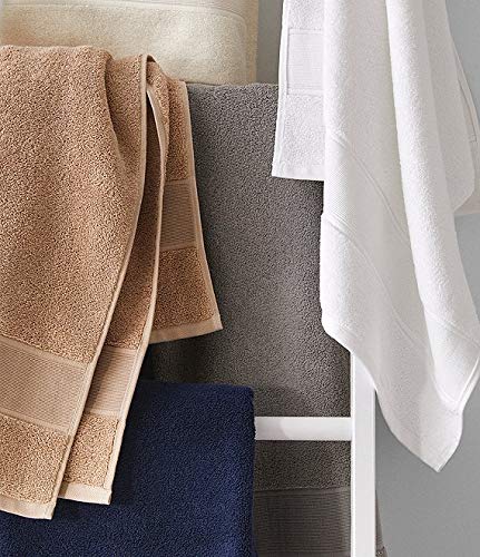 Ralph Lauren Sanders Towel 6 Piece Set Pewter Grey - 2 Bath Towels, 2 Hand Towels, 2 Washcloths