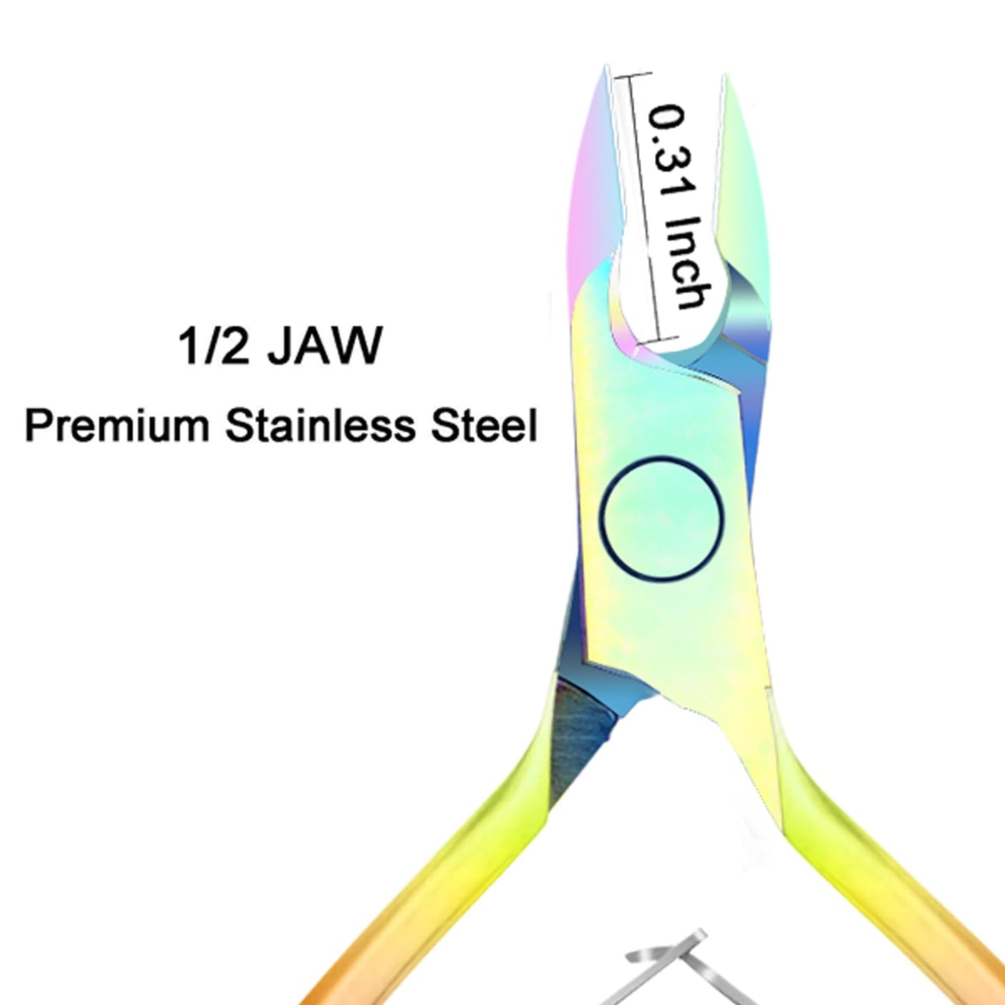 Cuticle Trimmer Cuticle Nippers, Durable Cuticle Cutter, Salon Toe Nail Cuticle Clippers, Stainless Steel Cuticle Remover Cuticle Scissor, Pedicure Beauty and Personal Care XUNXMAS