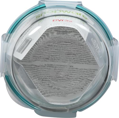 Snapware 4-Cup Total Solution Round Food Storage Container, Glass