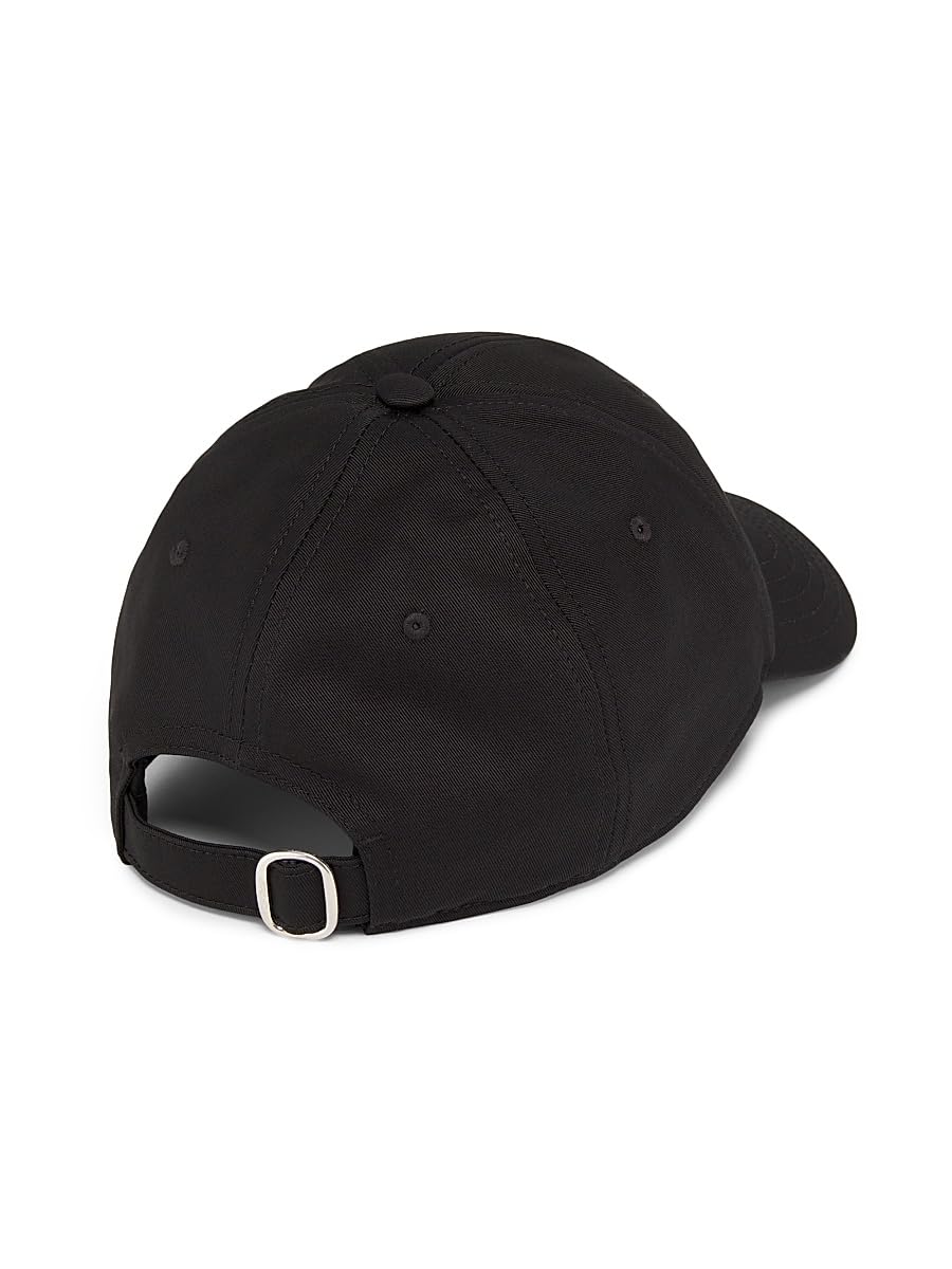 Off-White, Drill Bookish Logo Baseball Cap, Black White