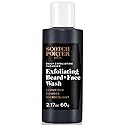 Scotch Porter Exfoliating Beard Wash & Face Cleanser for Men, Travel Friendly | Formulated with Non-Toxic Ingredients, Free of Parabens, Sulfates