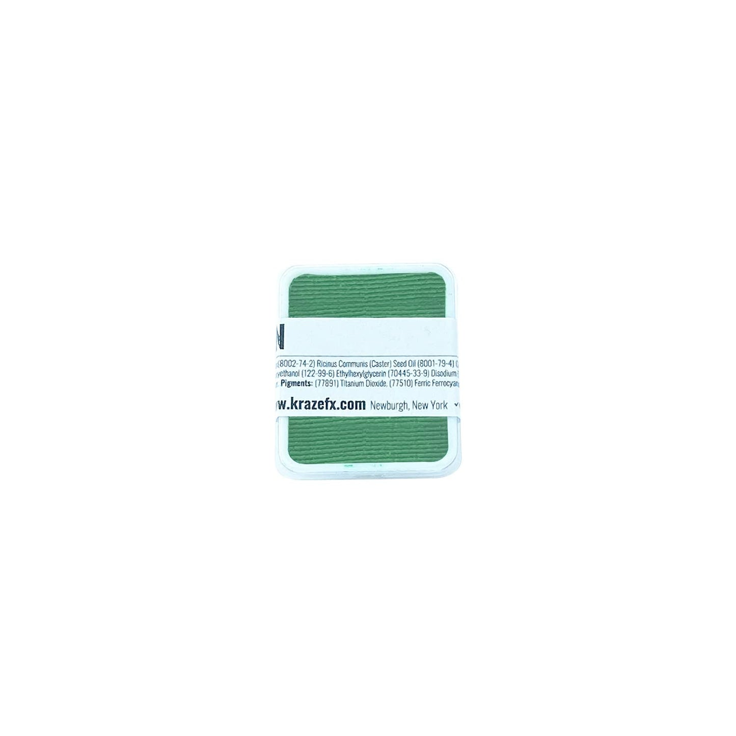 Kraze FX Face Paint Palette Refill - Green Face Paint (6 gm) - Hypoallergenic Non-Toxic Water Activated Professional Halloween Face & Body Painting