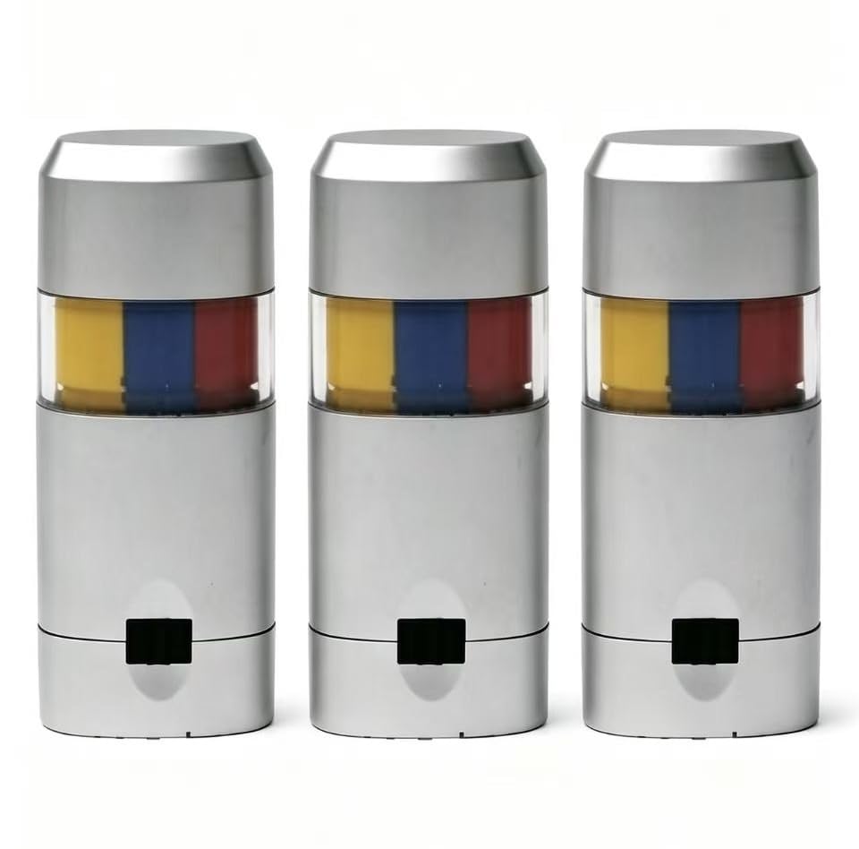 Face Paint Stick for Sports, Country Flag Theme, Washable, Football, Baseball, 3 Pack (COLOMBIA)