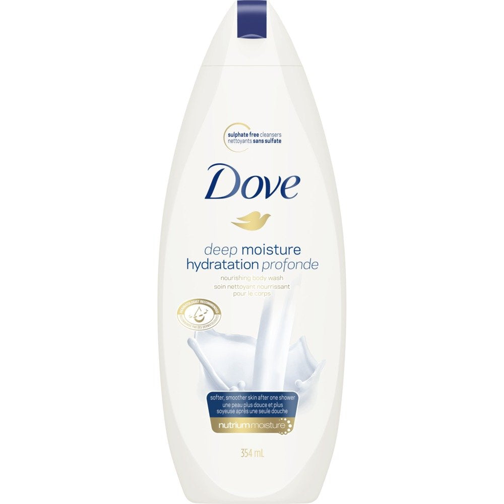 Dove Body Wash 12 Ounce Deep Moisture (354ml) (2 Pack) Beauty & Personal Care Dove