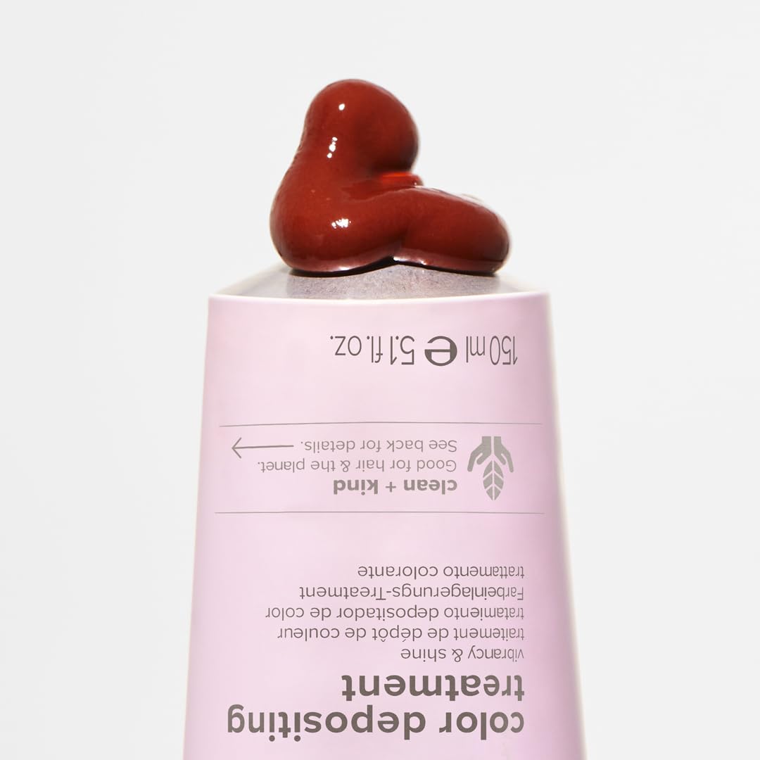 Paul Mitchell Clean Beauty Color-Depositing Treatment, For Refreshing + Protecting Color-Treated Hair, Cinnamon, 5.1 fl. oz.