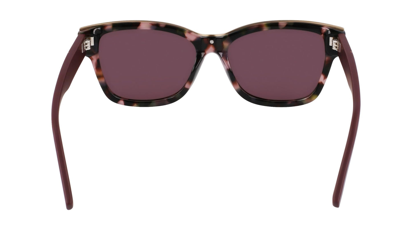 DKNY Women's Sunglasses DK549S - Blush Tortoise with Solid Brown Lens