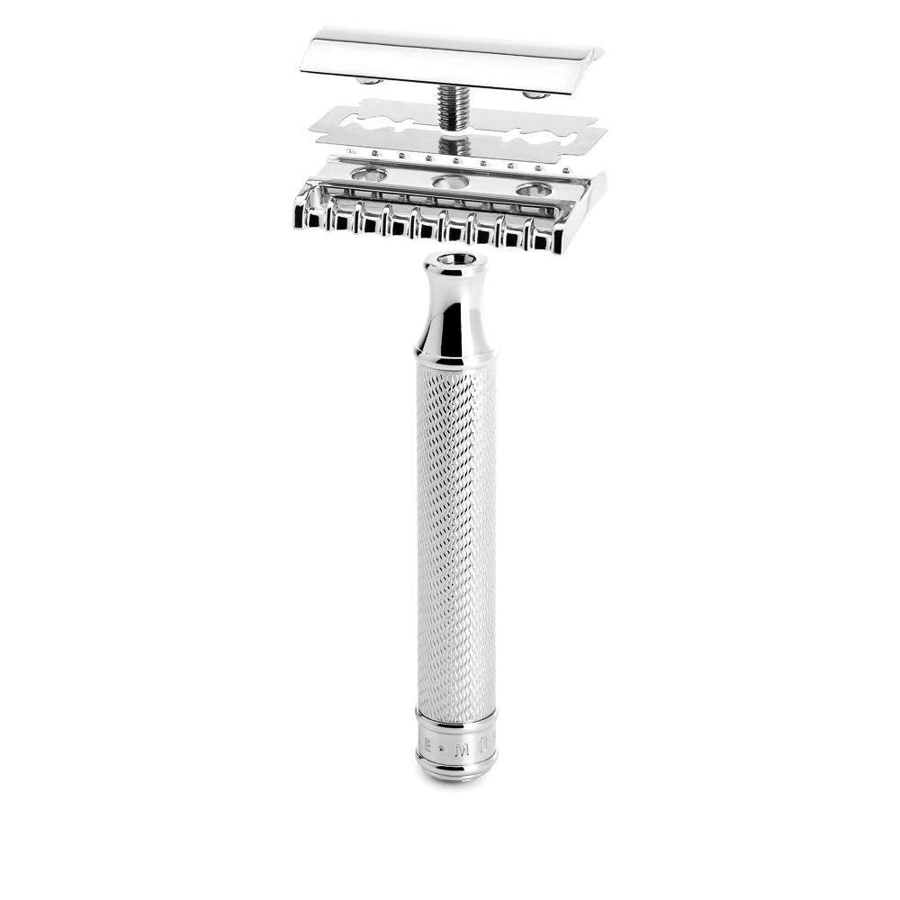 MÜHLE TRADITIONAL R41 Double Edge Safety Razor (Open Comb) For Men - Perfect for Every Day Use, Barbershop Quality Close Smooth Shave Beauty and Personal Care MÜHLE