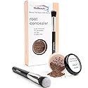 NuBeauti Hair Root Touch Up Powder, Light Brown - 11 True-to-Nature Root Concealer Shades, Long-lasting, Fragrance, Talc, Parabens Free, With Brush