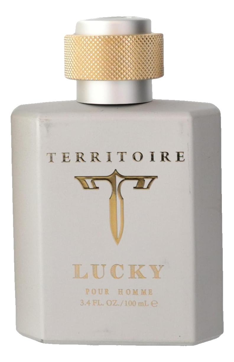 Territoire Lucky Eau de Parfum Spray for Men, 3.4 Ounce / 100 ml