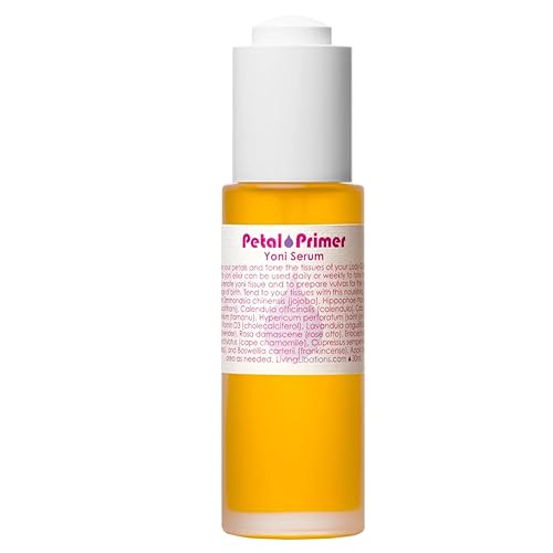 Living Libations - Organic Petal Primer Yoni Serum | Natural, Wildcrafted, Vegan Clean Beauty (1 fl oz | 30 mL)