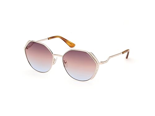 GUESS Geometric Stone Sunglasses